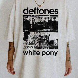 Deftones T-Shirt White Pony Around The Fur Rock Music Band Graphic Tee 92